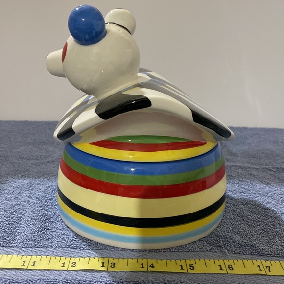 Teddy Bear / Clown Multipurpose Dish w/ Lid - Picture 2 of 8